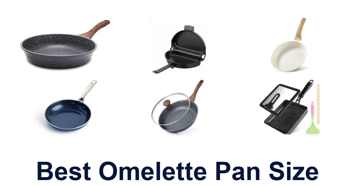 best omelette pan size