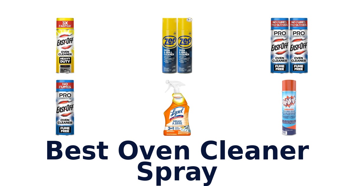 best oven cleaner spray