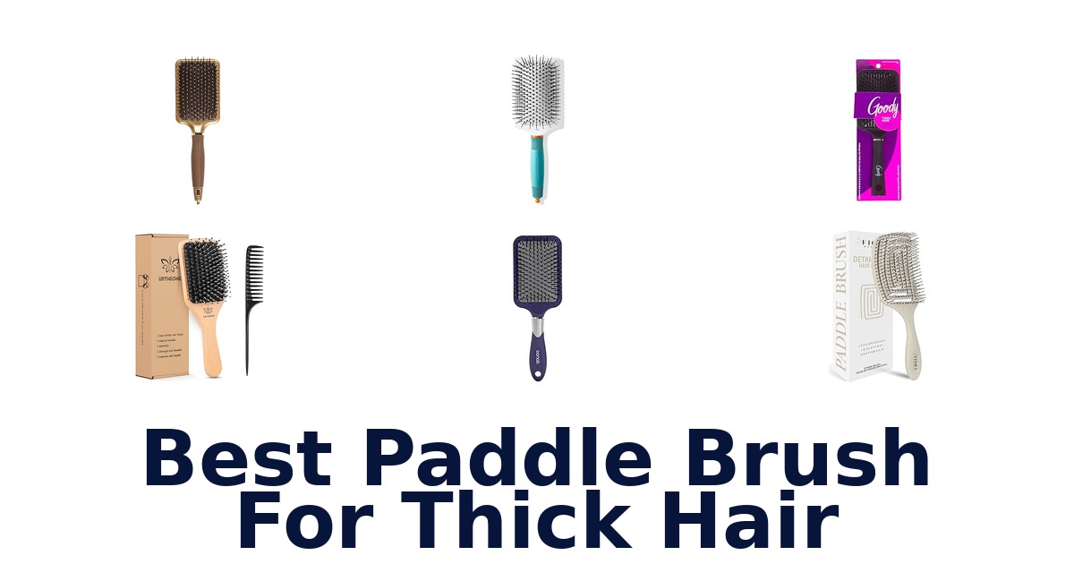 best paddle brush for thick hair