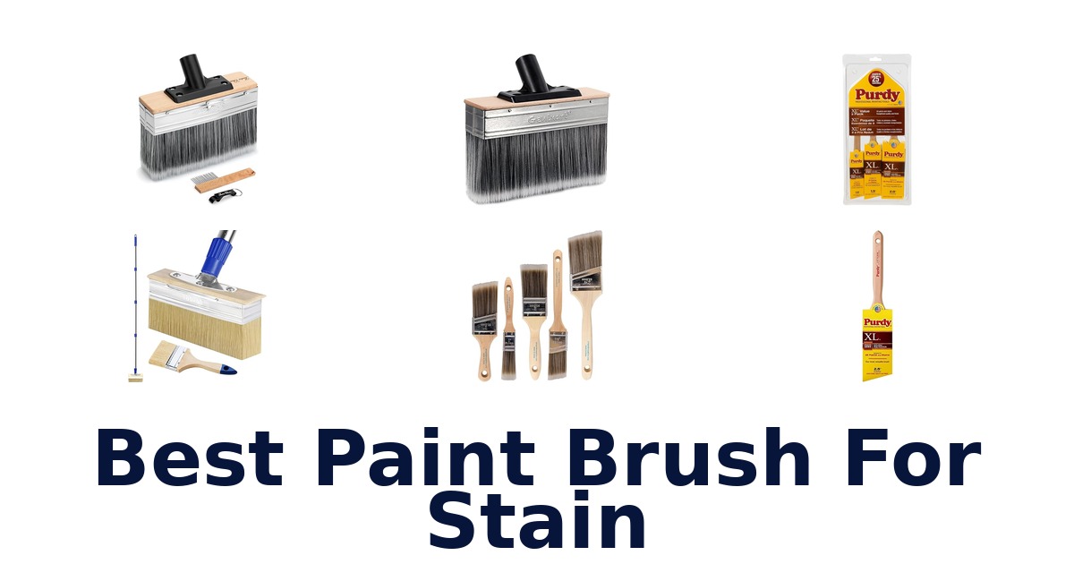 best paint brush for stain