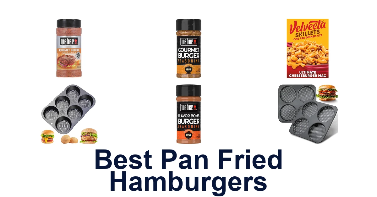 best pan fried hamburgers