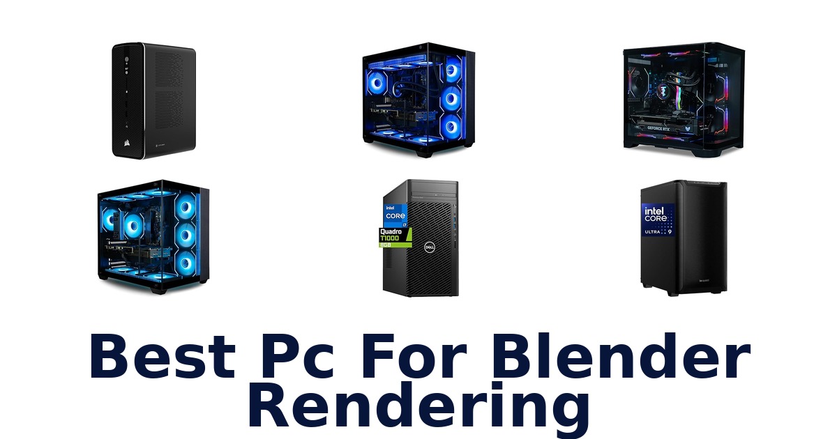 best pc for blender rendering