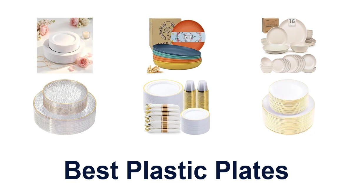 Best Plastic Plates: Top 10 Picks for Every Need