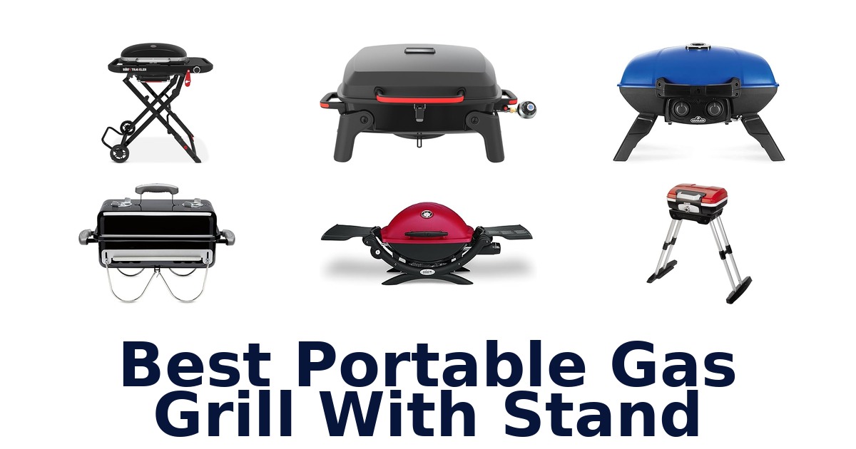 best portable gas grill with stand