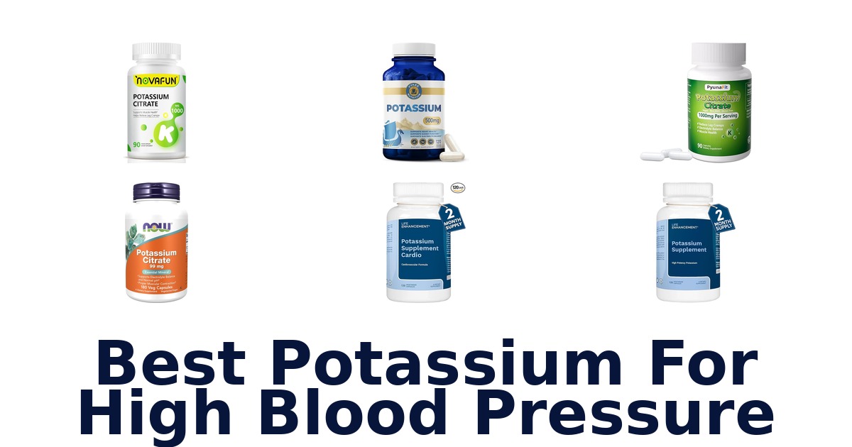Best Potassium for High BP: Top 10 Picks