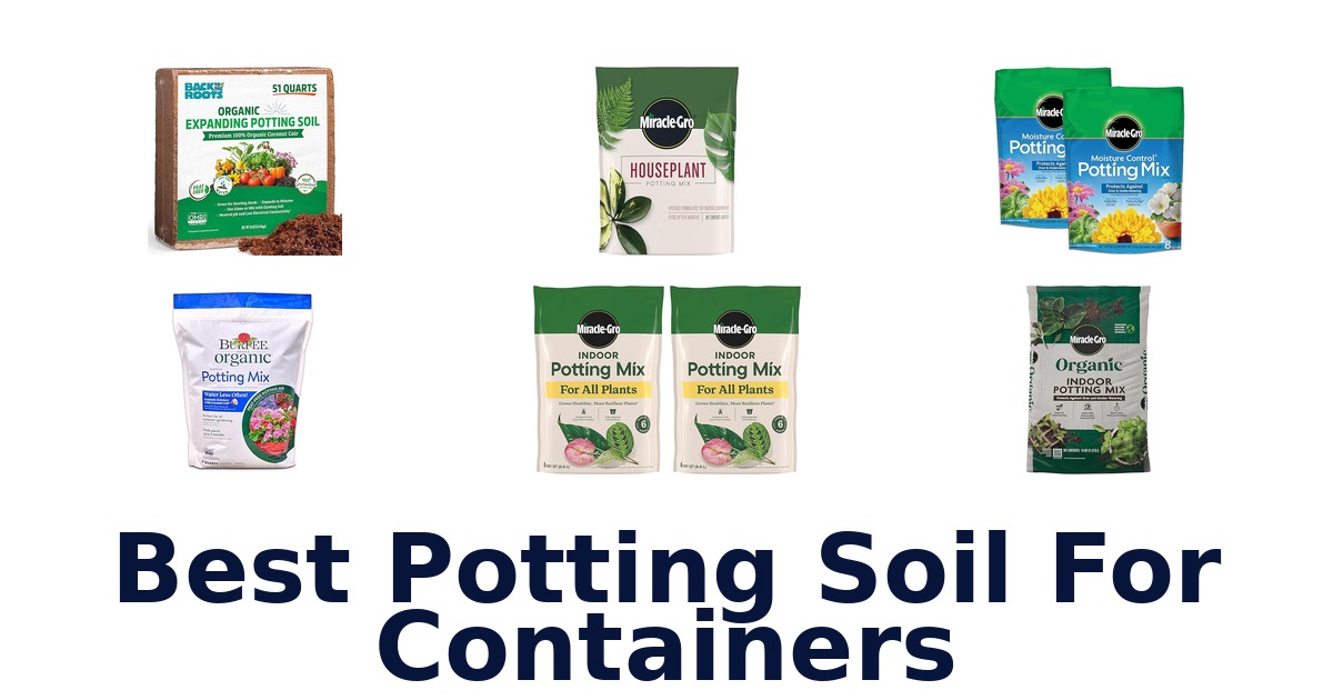 best potting soil for containers