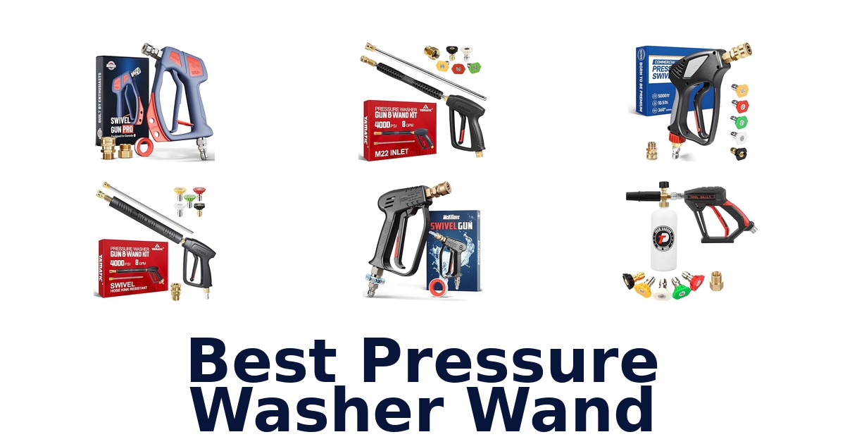 Best Pressure Washer Wands: Top 10 Picks for 2026
