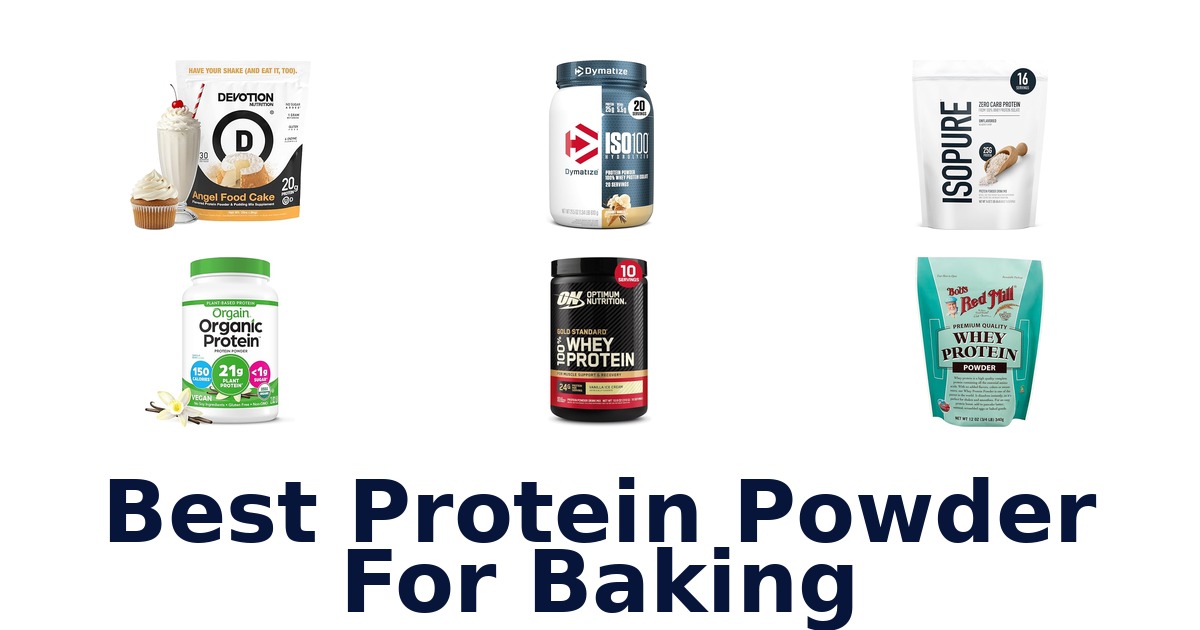 best protein powder for baking