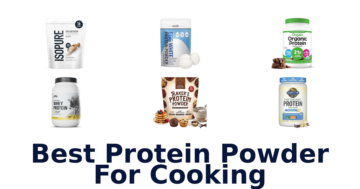 best protein powder for cooking