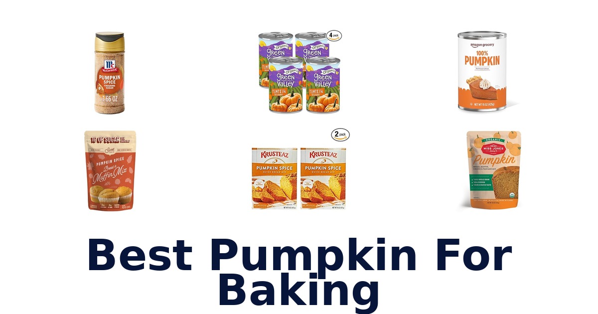 best pumpkin for baking