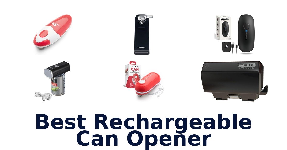 best rechargeable can opener