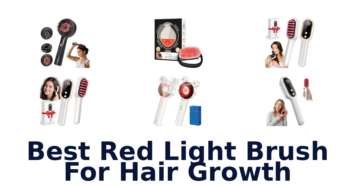 best red light brush for hair growth