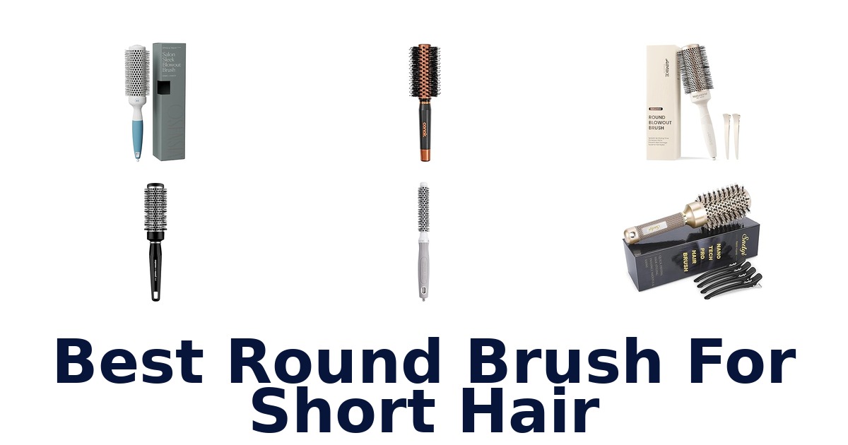 best round brush for short hair