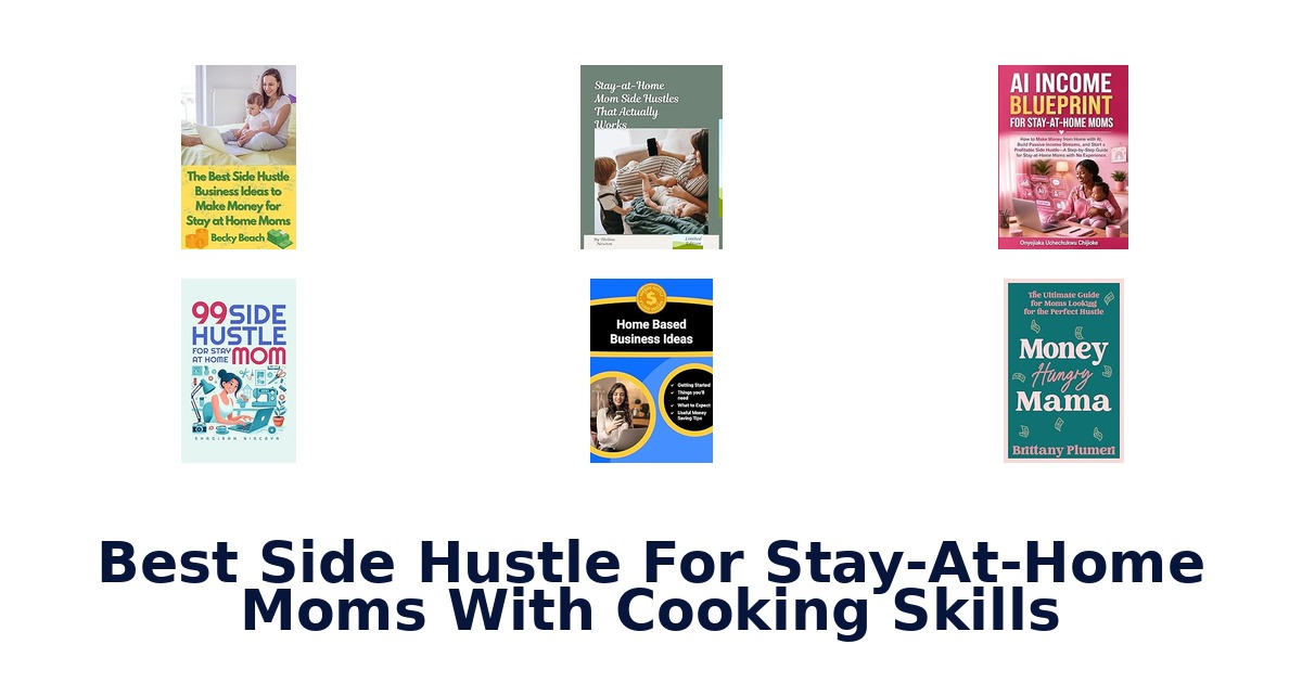 best side hustle for stay-at-home moms with cooking skills