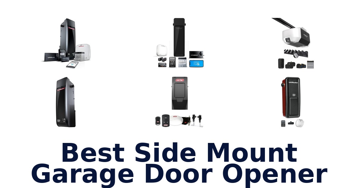 best side mount garage door opener