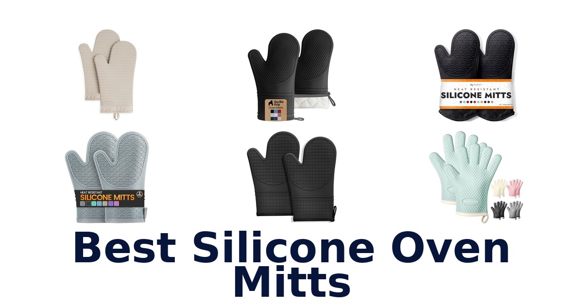 best silicone oven mitts