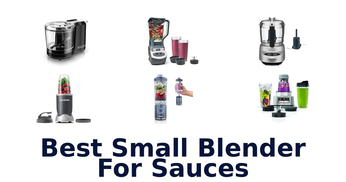best small blender for sauces