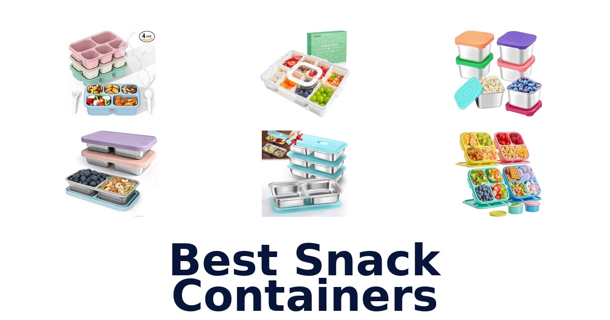 best snack containers