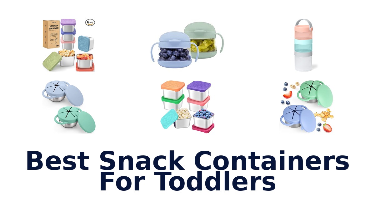 best snack containers for toddlers