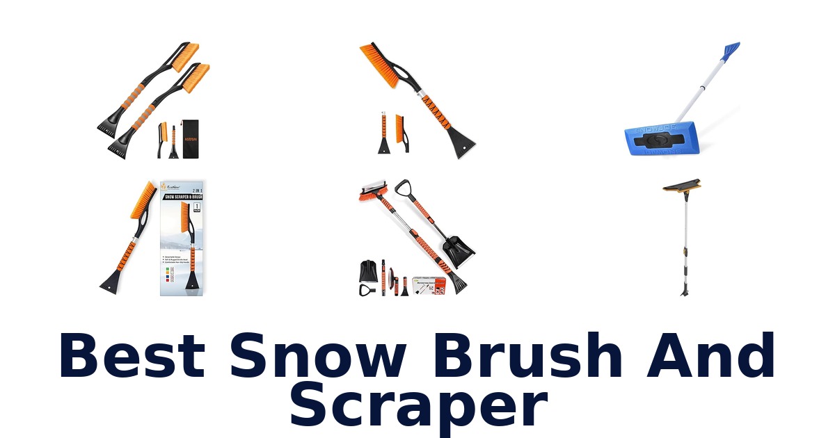 best snow brush and scraper