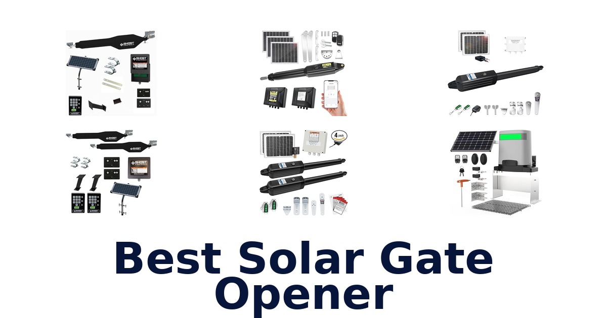 best solar gate opener