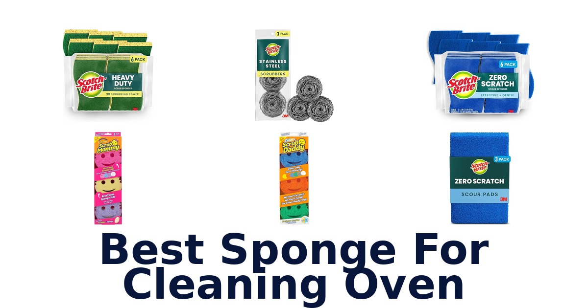 best sponge for cleaning oven