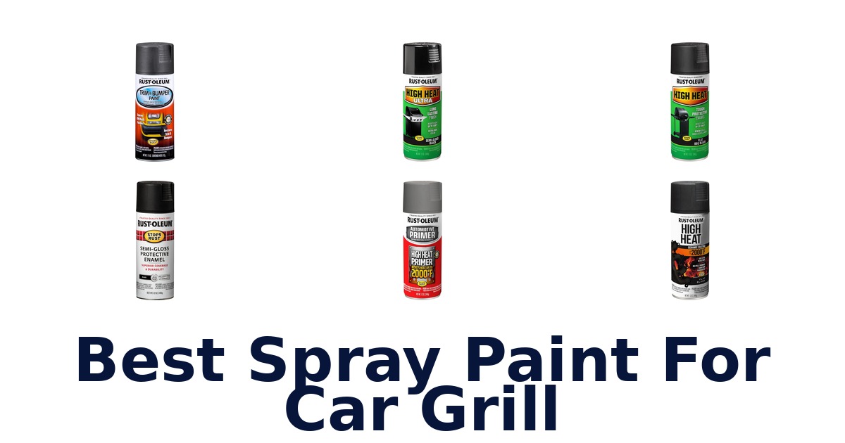best spray paint for car grill