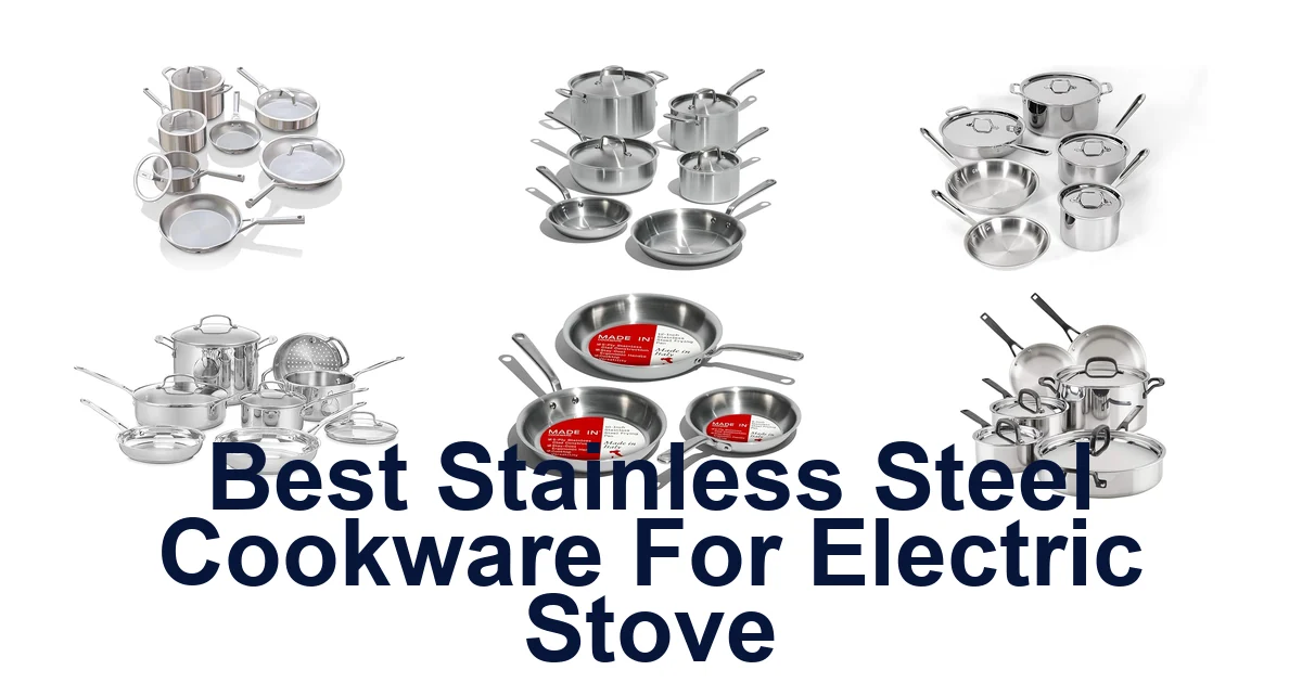 best stainless steel cookware for electric stove