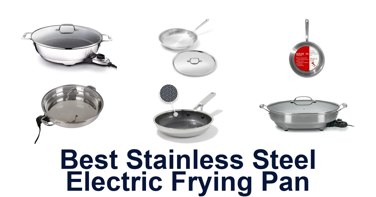 Best Stainless Steel Electric Pans: Top 10 Picks