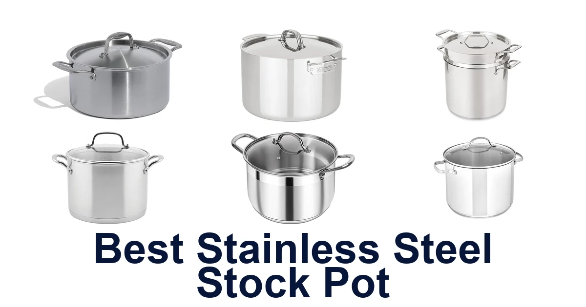 Best Stainless Steel Stock Pots: Top 10 Picks