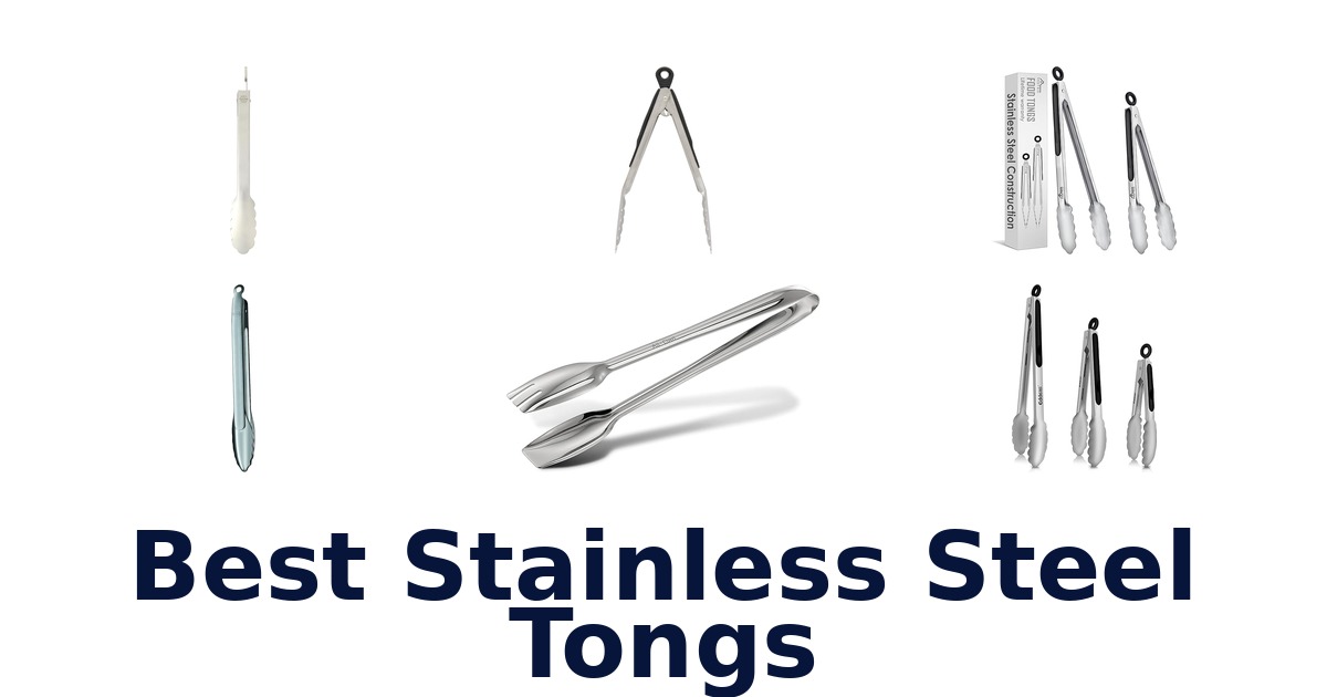 best stainless steel tongs