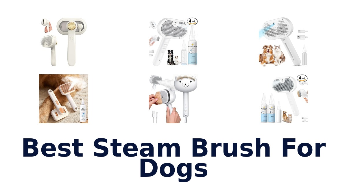 best steam brush for dogs