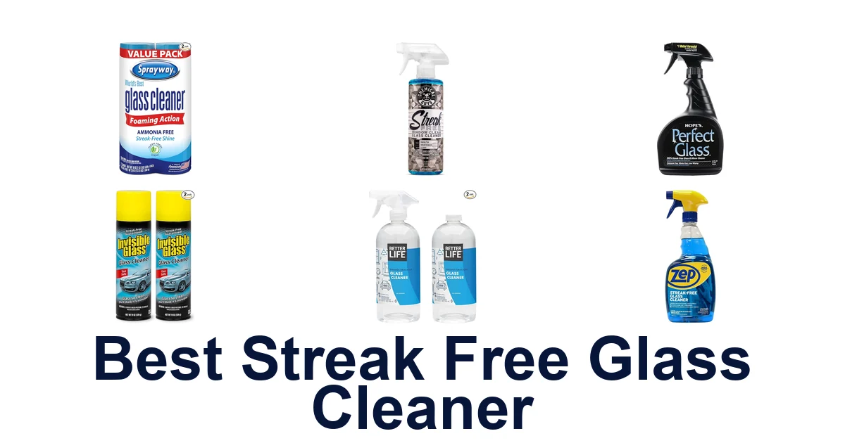 best streak free glass cleaner