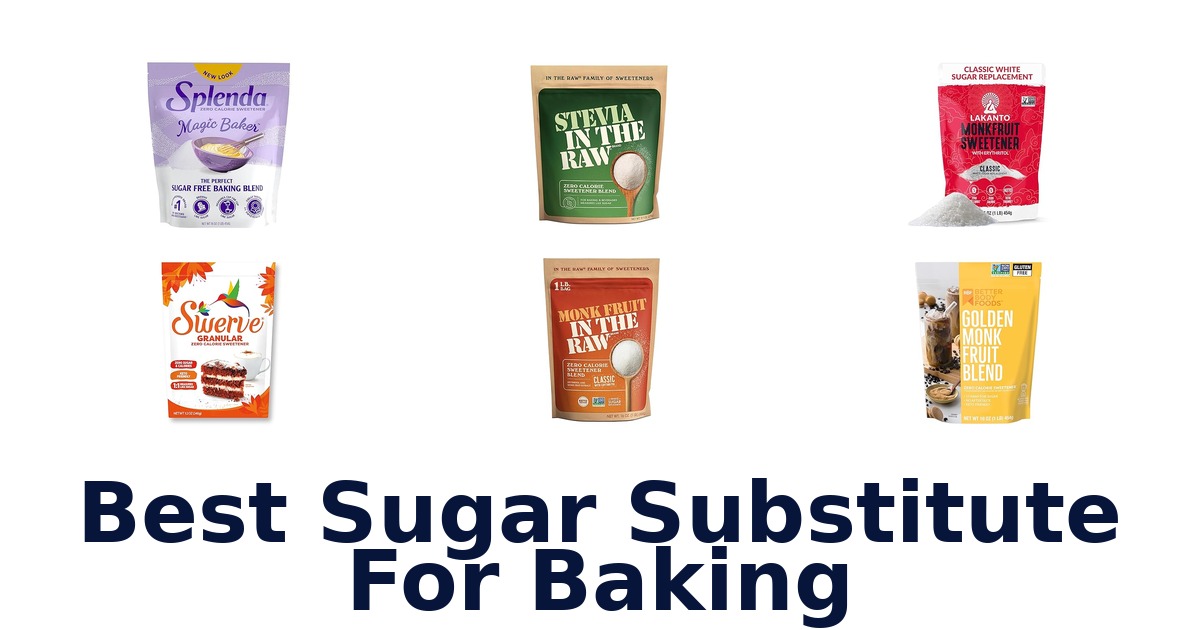 best sugar substitute for baking