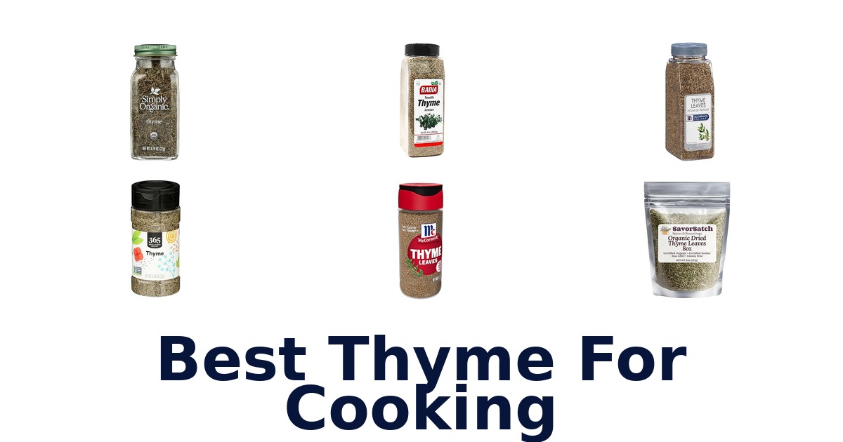 best thyme for cooking