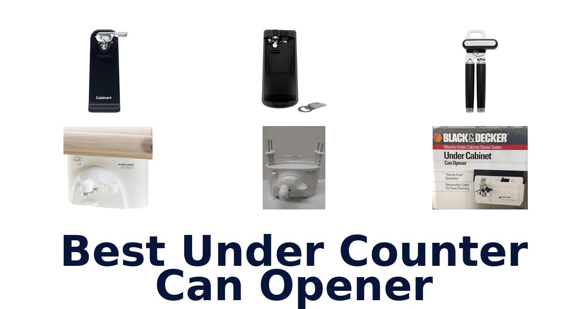 best under counter can opener