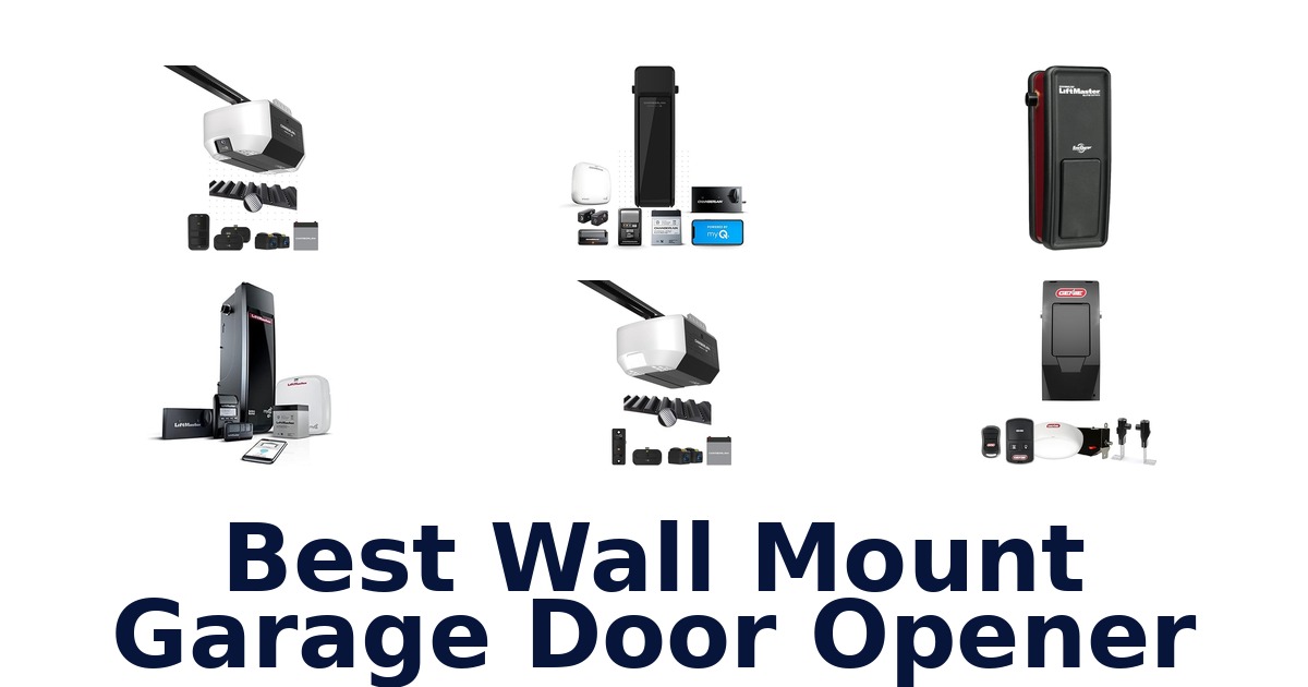 best wall mount garage door opener