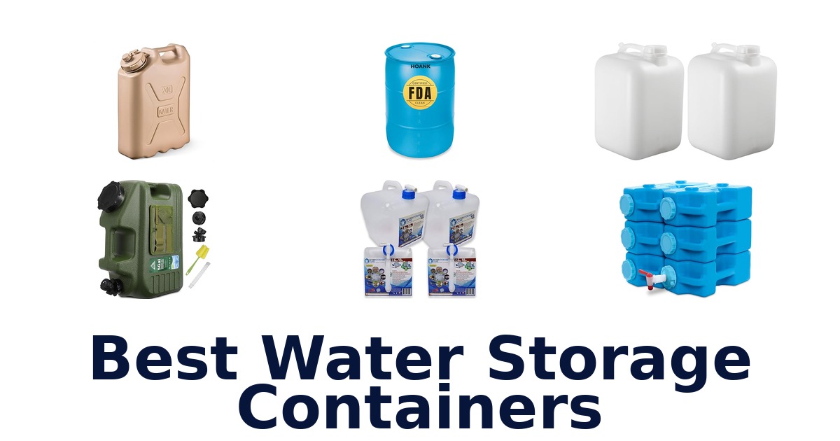 best water storage containers