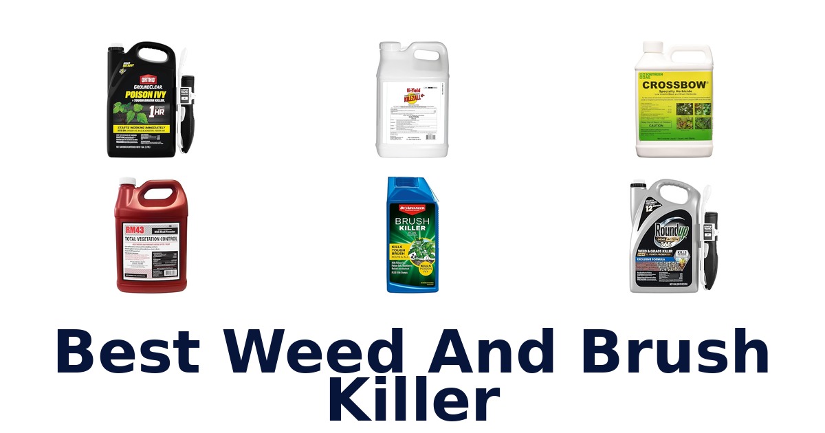 best weed and brush killer