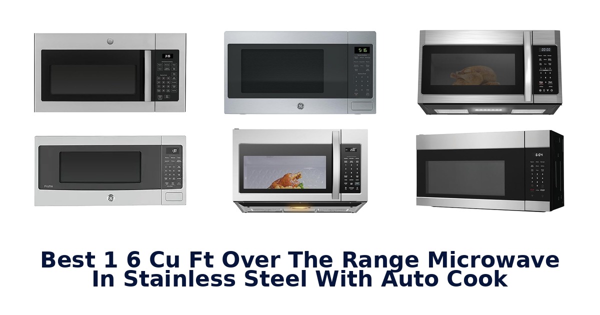 Best 1.6 Cu Ft Stainless Steel Over-Range Microwaves