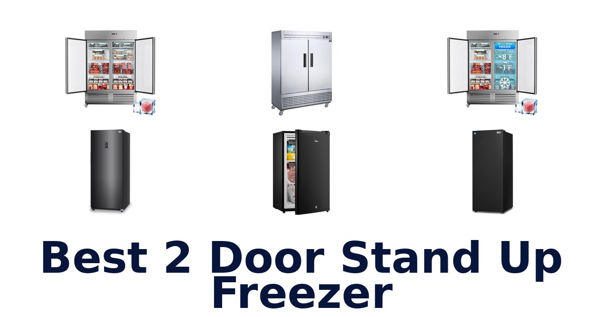 best 2 door stand up freezer