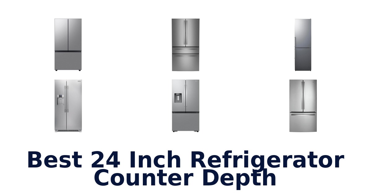 BEST 24 Counter Depth Fridge Picks!