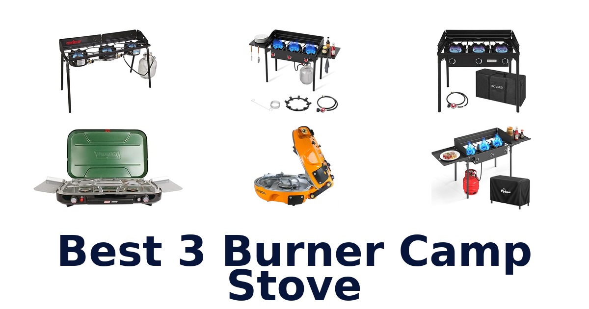 best 3 burner camp stove