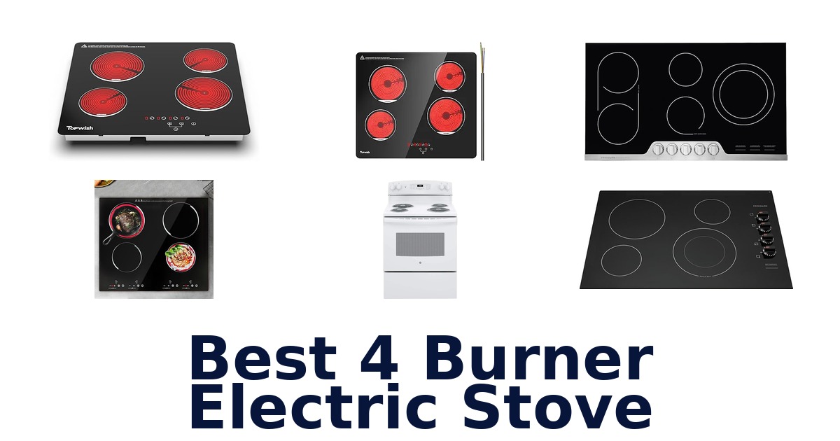 best 4 burner electric stove