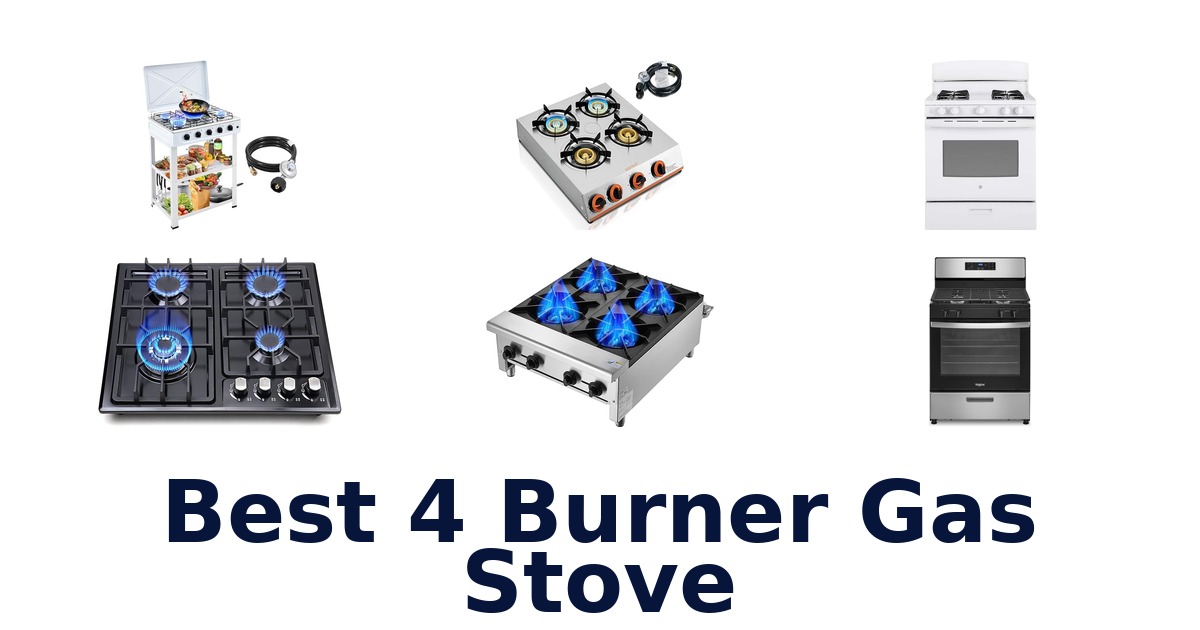 best 4 burner gas stove