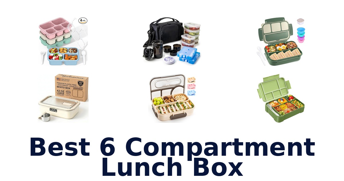 Best 6 Compartment Lunch Boxes: Top 10 Picks!
