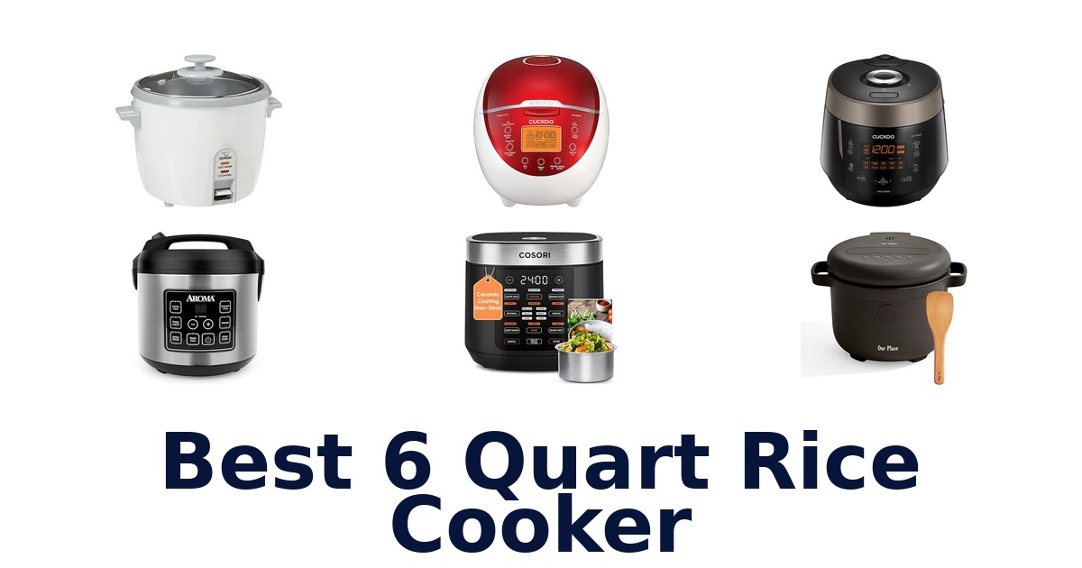 best 6 quart rice cooker