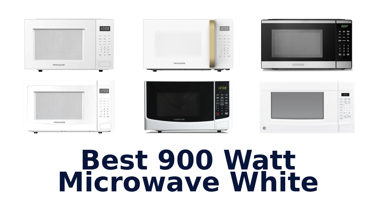 best 900 watt microwave white