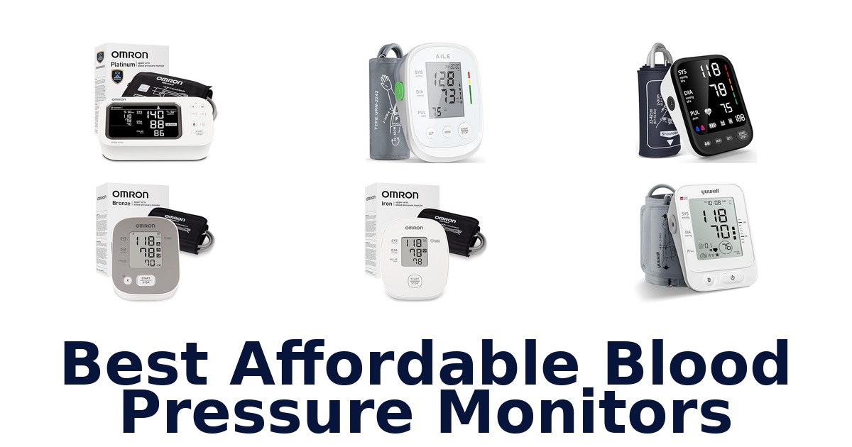 Best Affordable Blood Pressure Monitors: Top 10 Picks