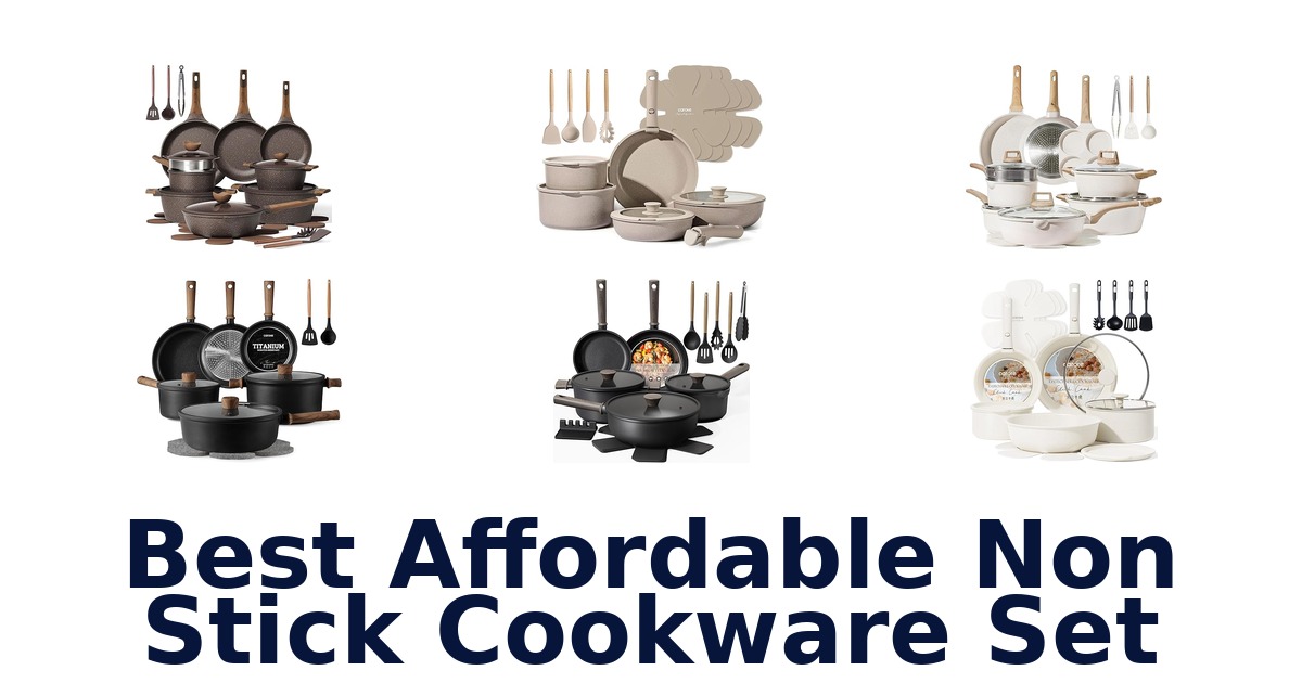 Best Affordable Non Stick Cookware Sets